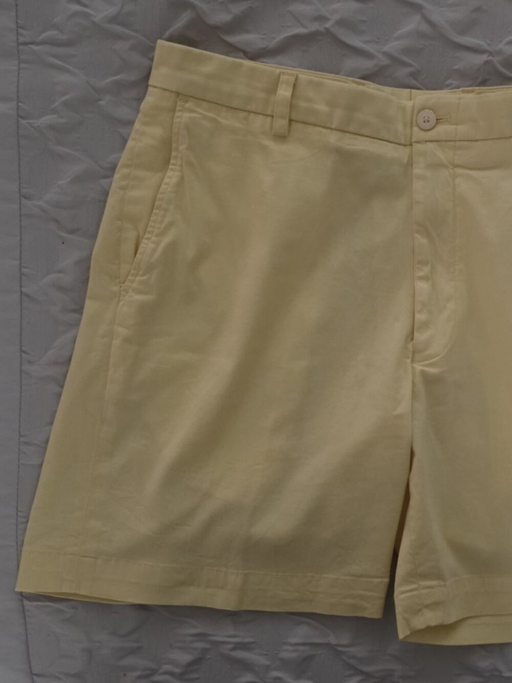 Men - Southern Tide Size 35 Yellow Channel Marker Chino Shorts